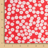 Jacquard Lunares Multi Rojo - Ribes y Casals