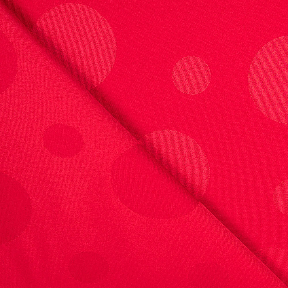 Jacquard Lunares Rojo - Ribes y Casals