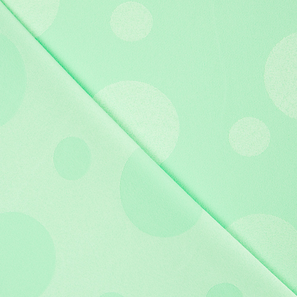 Jacquard Lunares Verde Menta - Ribes y Casals