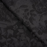 Retal Brocado Flor Negro Rosetón 65x140 cm - Ribes y Casals