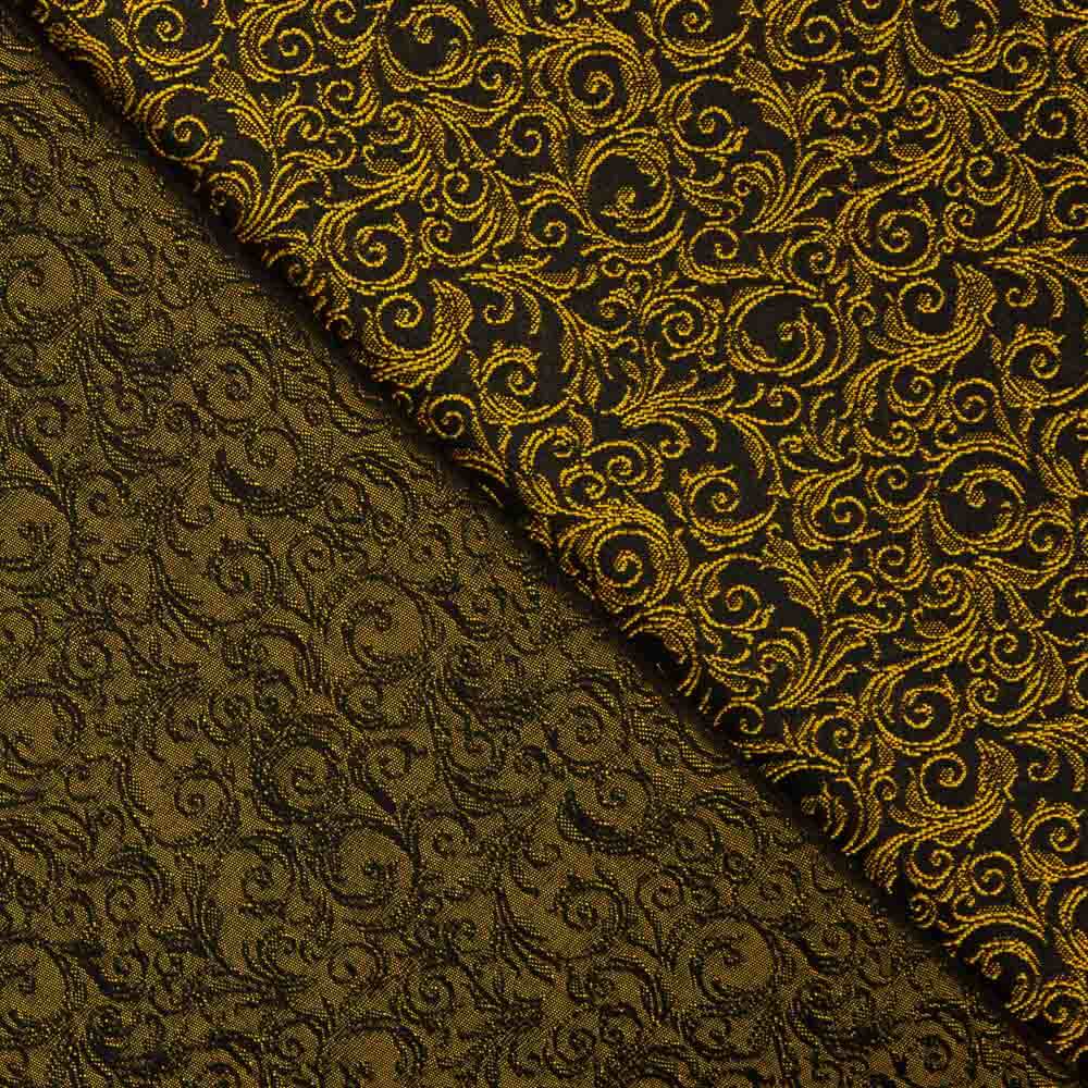 Brocado Espirales Dorado - Ribes y Casals