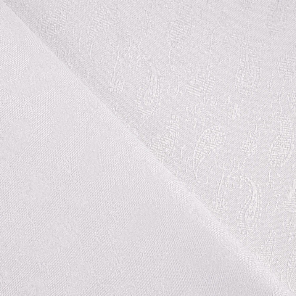 Jacquard Piqué Cachemire Blanco - Ribes y Casals