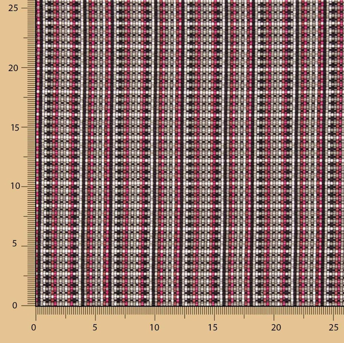 Jacquard Pixel Fresa - Ribes y Casals