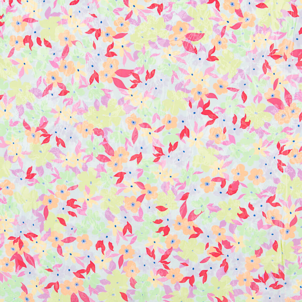 Jacquard Poliéster Jardín Azul - Ribes y Casals