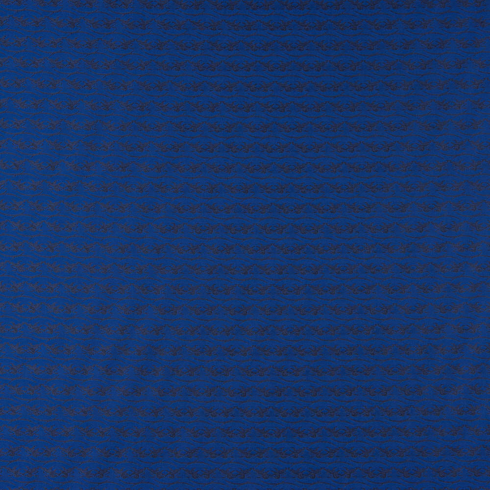 Jacquard Poliéster Azul – Negro - Ribes y Casals