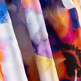 Jacquard Rebrodé Flores Azulina - Ribes y Casals