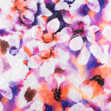 Jacquard Rebrodé Flores Morado - Ribes y Casals
