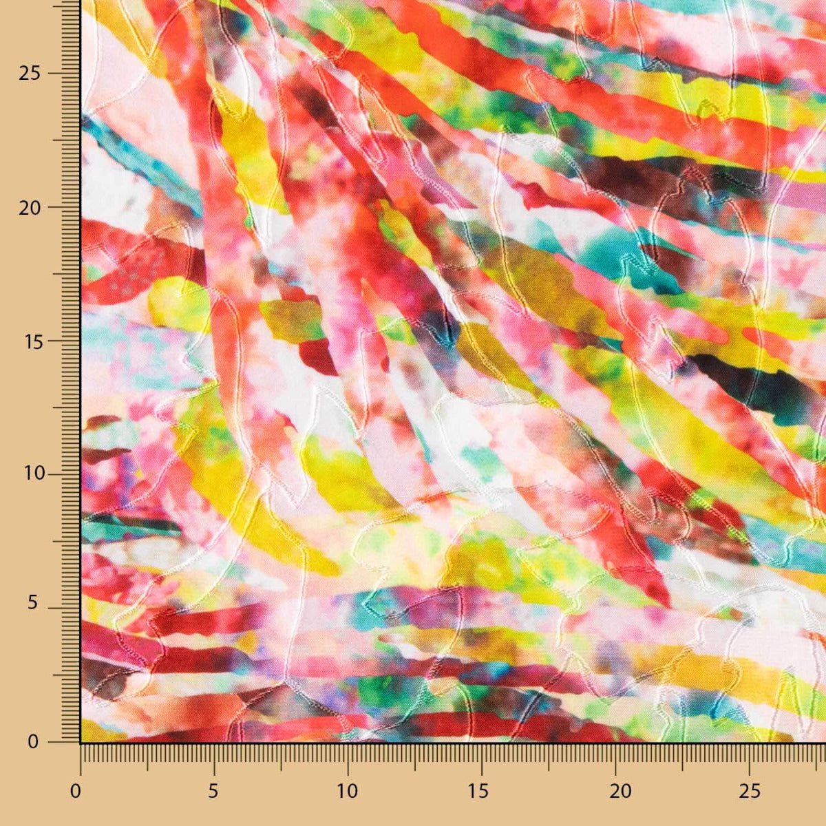 Jacquard Rebrodé Raya Naranja - Ribes y Casals