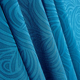 Jacquard Spandex Olas Azul - Ribes y Casals