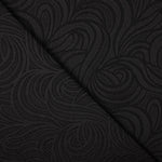 Jacquard Spandex Olas Negro - Ribes y Casals