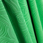 Jacquard Spandex Olas Verde - Ribes y Casals
