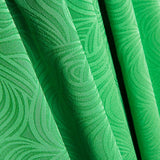 Jacquard Spandex Olas Verde - Ribes y Casals