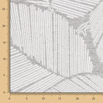 Jacquard Tapicería Hoja Anori Gris - Ribes y Casals