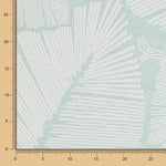 Jacquard Tapicería Hoja Anori Verde Agua - Ribes y Casals