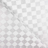 Brocado Cuadro Damero Plata - Ribes y Casals