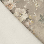 Loneta Estampada Jardín Romántico Beige - Ribes y Casals
