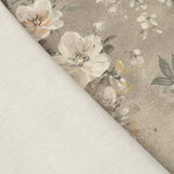 Loneta Estampada Jardín Romántico Beige - Ribes y Casals