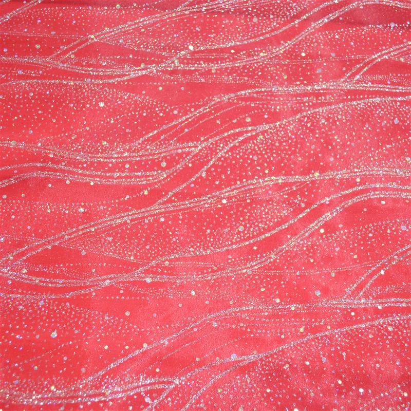 Lamé Cristal Organdí Rojo - Ribes y Casals