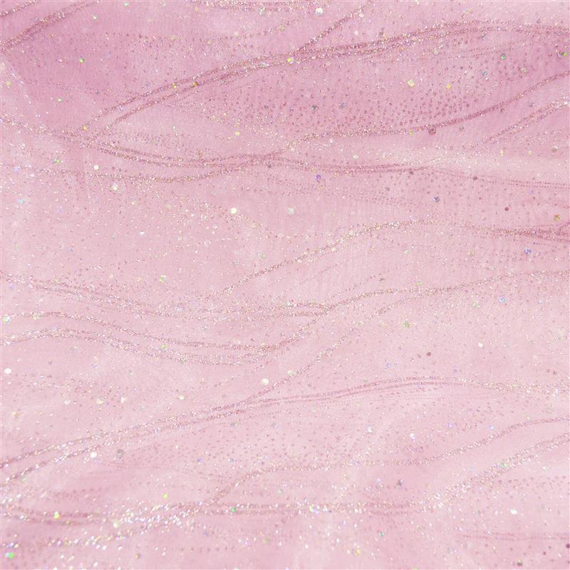 Lamé Cristal Organdí Rosa - Ribes y Casals
