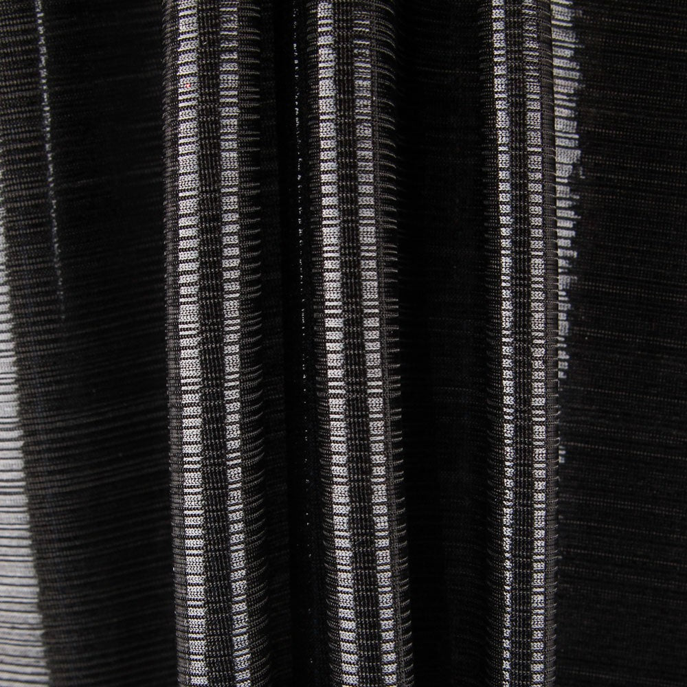 Lamé Rayado Negro - Ribes y Casals