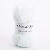 Lana Pingouin Baby Estamp Blanco - Ribes y Casals