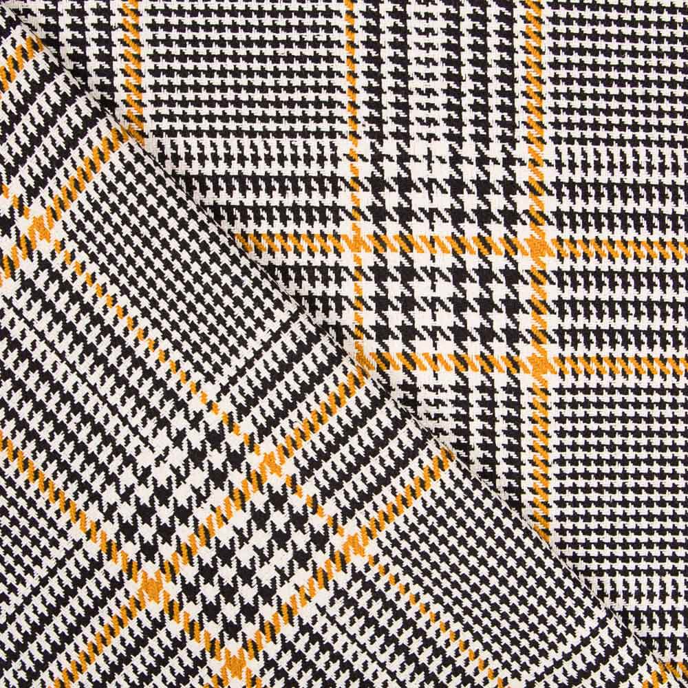 Tweed Cuadro de Gales Ocre - Ribes y Casals