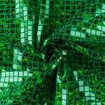 Retal Lentejuela Holograph Cuadrado Verde 130x100 cm - Ribes y Casals