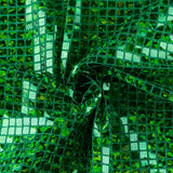 Retal Lentejuela Holograph Cuadrado Verde 130x100 cm - Ribes y Casals