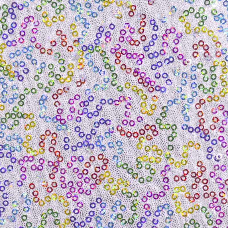 Lentejuela Lycra Blanco Plata - Ribes y Casals