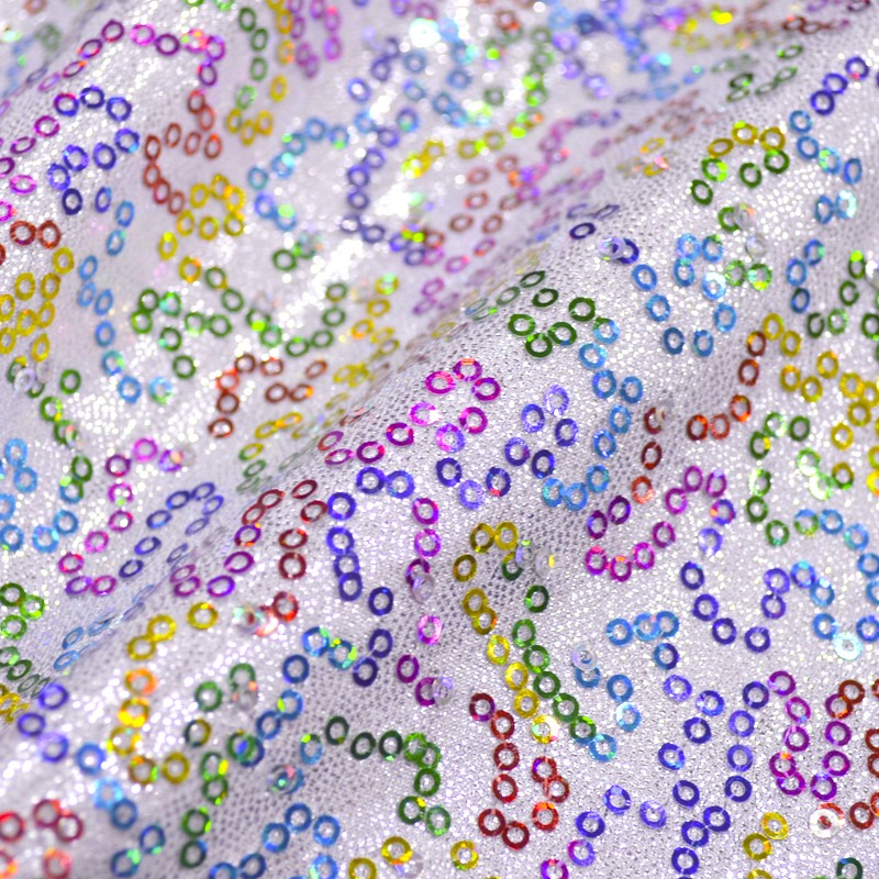 Lentejuela Lycra Blanco Plata - Ribes y Casals