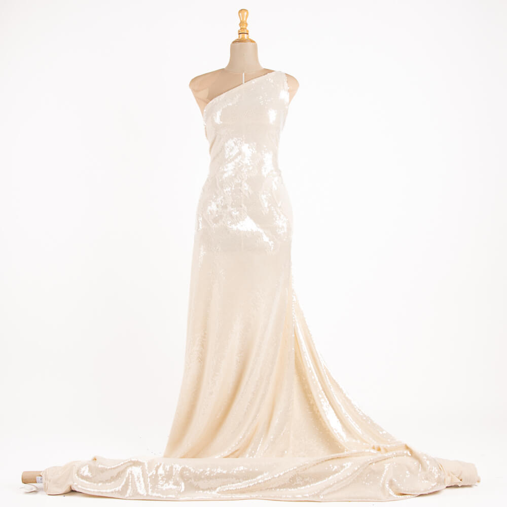 Lentejuela Reversible Beige Claro - Ribes y Casals