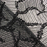 Retal Lentejuela Fiesta Negro 85x120 cm - Ribes y Casals