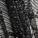 Retal Lentejuela Fiesta Negro 85x120 cm - Ribes y Casals