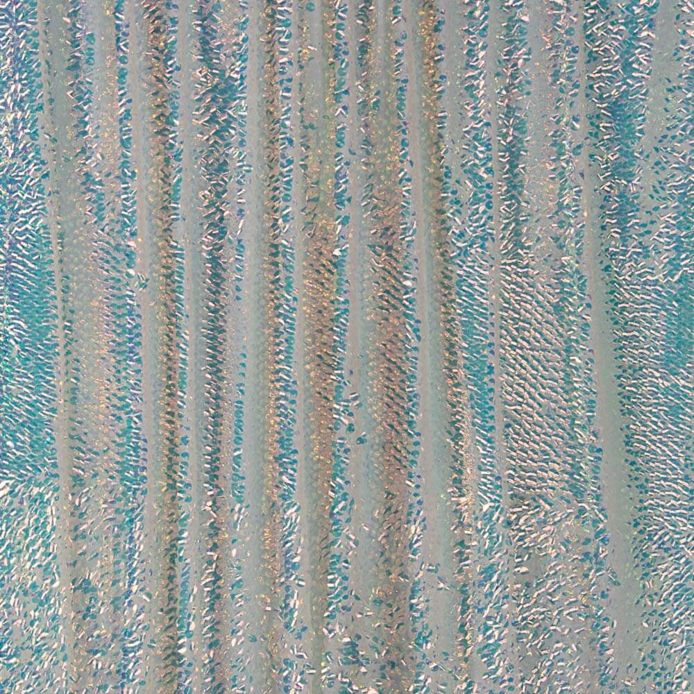 Lentejuela Fantasía Holograph Blanco - Ribes y Casals