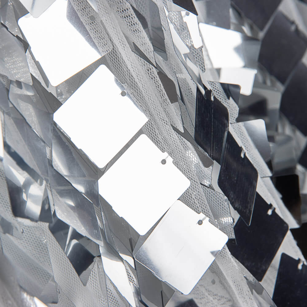 Lentejuela Maxi Cuadrado Plata - Ribes y Casals