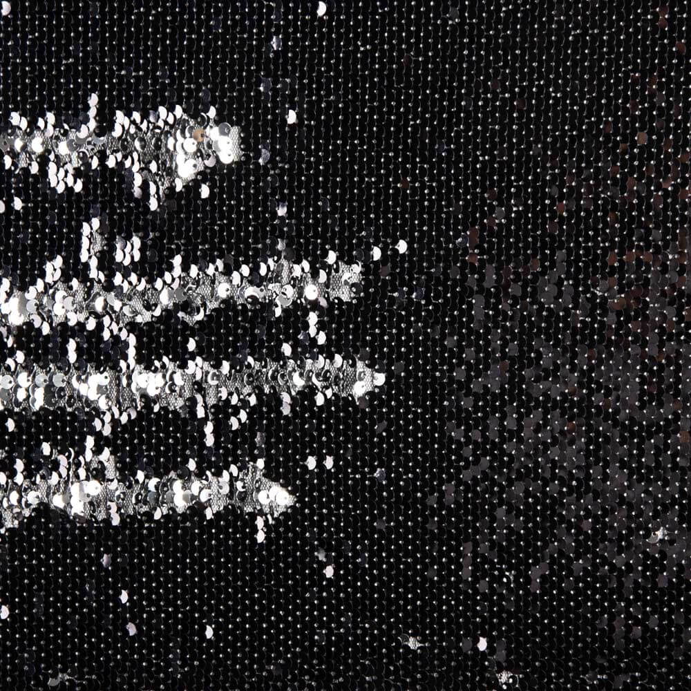 Lentejuela Reversible Negro-Plata - Ribes y Casals