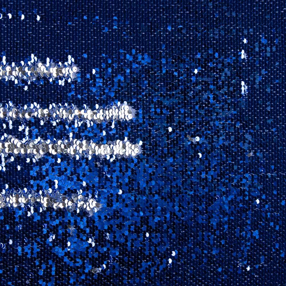 Lentejuela Reversible Plata-Azul - Ribes y Casals