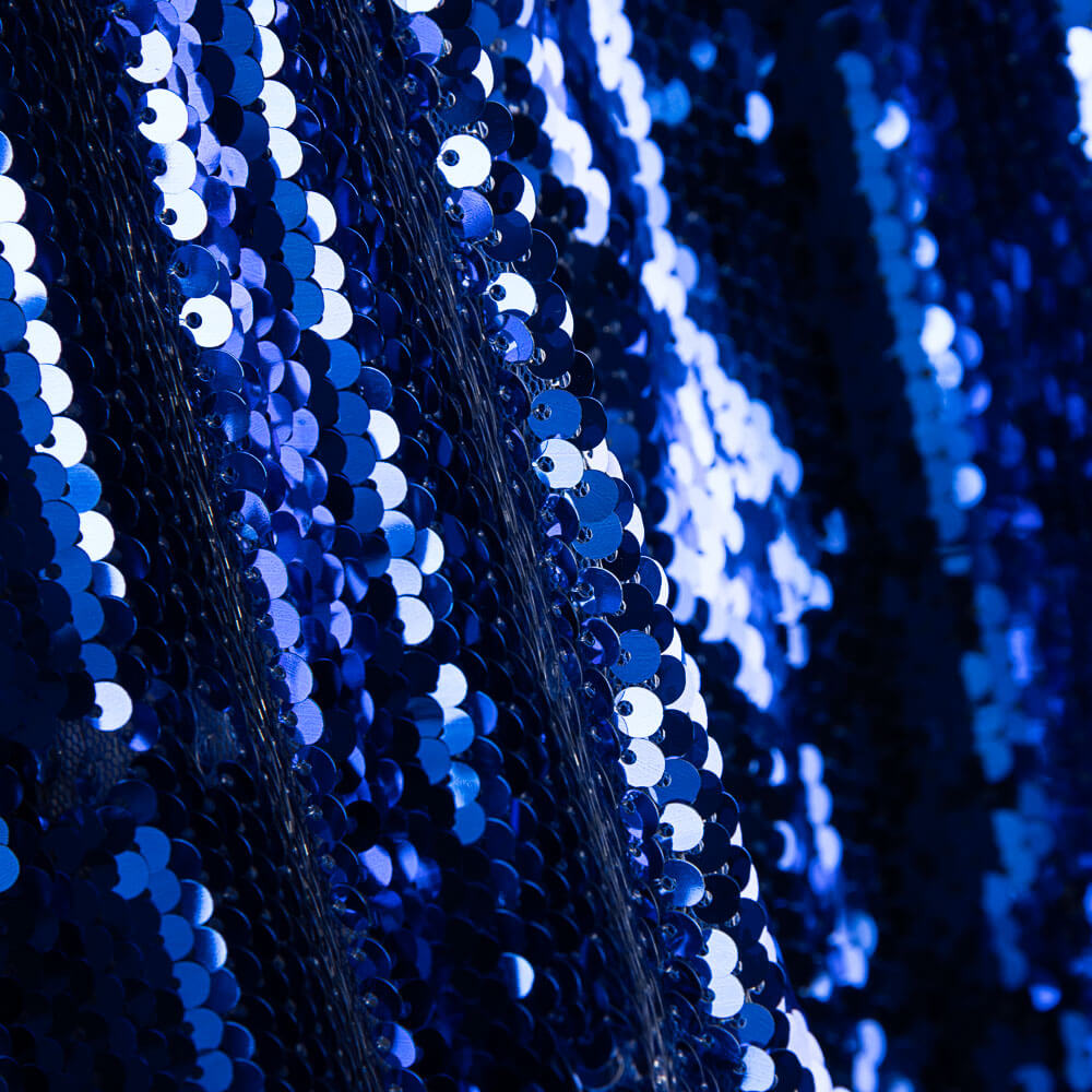 Lentejuela Reversible Plata-Azul - Ribes y Casals