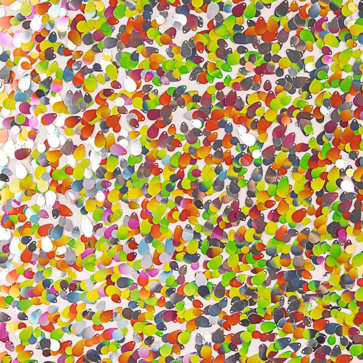 Tul Rosa Destellos Confeti con Mini Lentejuelas Multicolor - Ribes y Casals