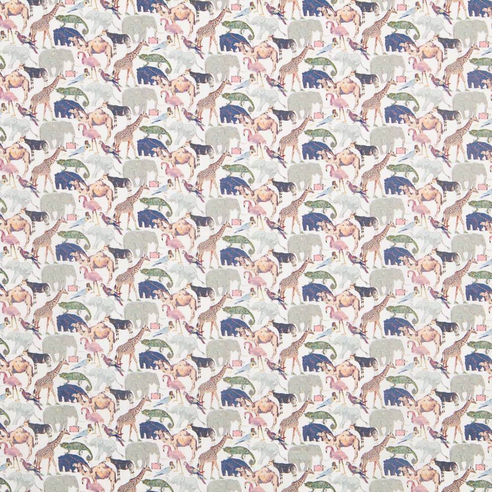 Liberty Fabrics Tana Lawn® Queue For The Zoo - Ribes y Casals