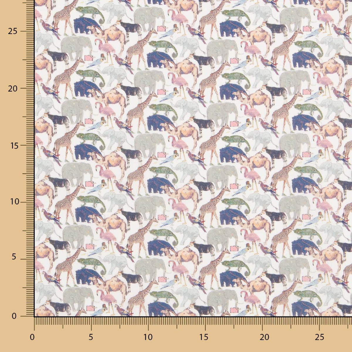 Liberty Fabrics Tana Lawn® Queue For The Zoo - Ribes y Casals