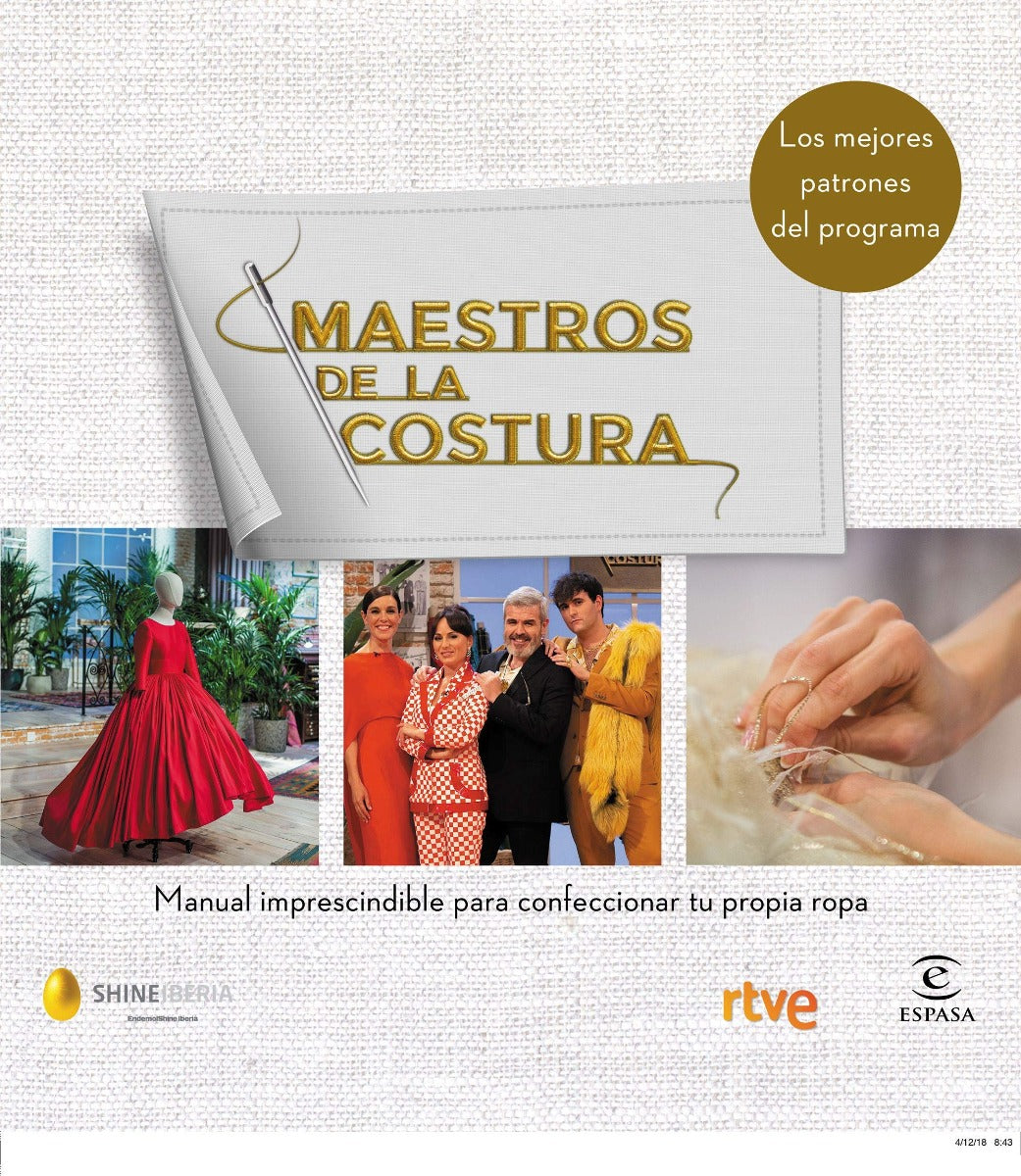 Libro Maestros de la Costura. Manual imprescindible para confeccionar tu propia ropa. - Ribes y Casals
