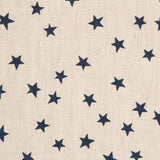 Lino Estampado Estrellas Azul - Ribes y Casals