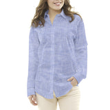 Lino Oxford Azul Denim - Ribes y Casals
