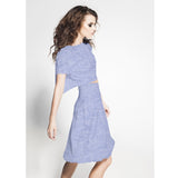 Lino Oxford Azul Denim - Ribes y Casals