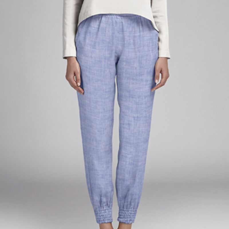 Lino Oxford Azul Denim - Ribes y Casals