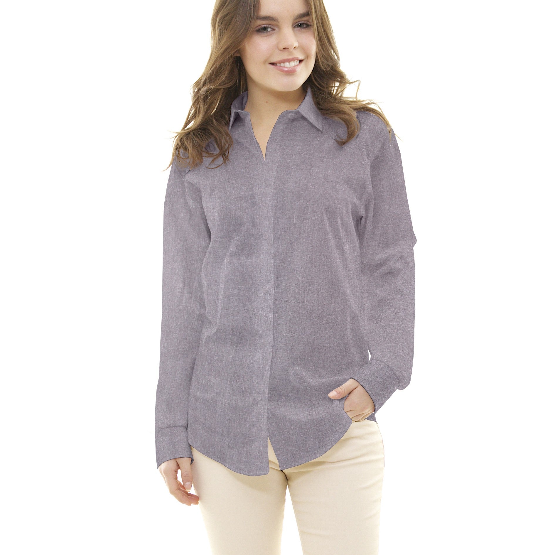 Retal Lino Summer Gris Medio 90x150 cm - Ribes y Casals