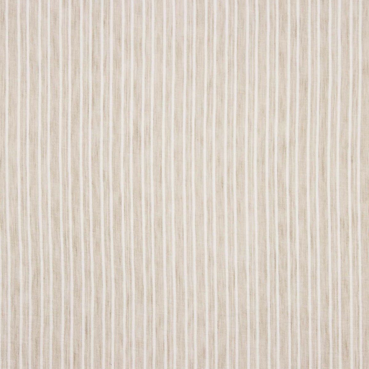 Lino Estampado Rayas Beige y Blanco - Ribes y Casals