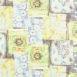 Lino Estampado Étnico Verde - Ribes y Casals