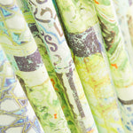 Lino Estampado Étnico Verde - Ribes y Casals